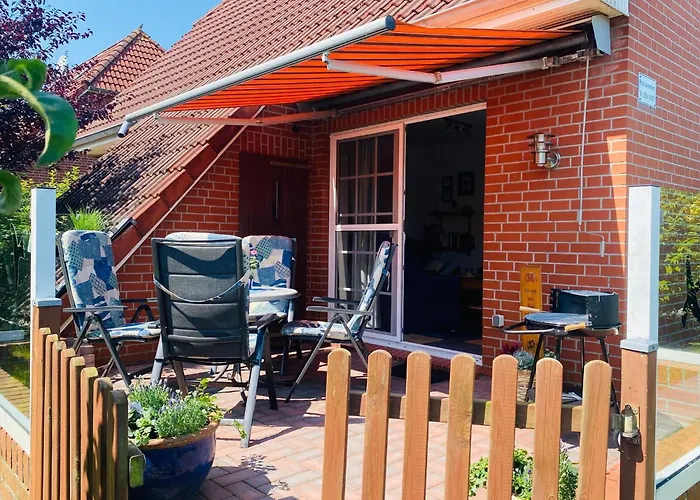 Doppelhaushaelfte In 度假居 Neßmersiel